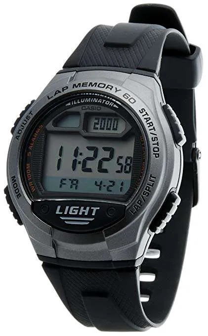 Casio W-734-1AVDF Black Resin Watch for Men