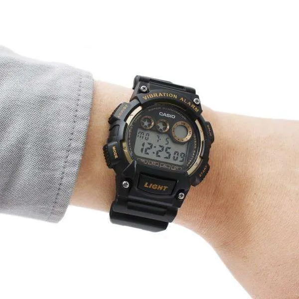 Casio W-735H-1A2 Black Resin Watch for Men