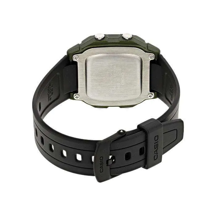 Casio W-800HM-3AVDF Black Resin Watch for Men and Women