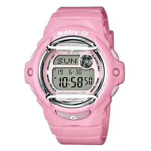 Casio Women's World Time Watch - Baby-G Pink Resin Strap | BG169R-4C