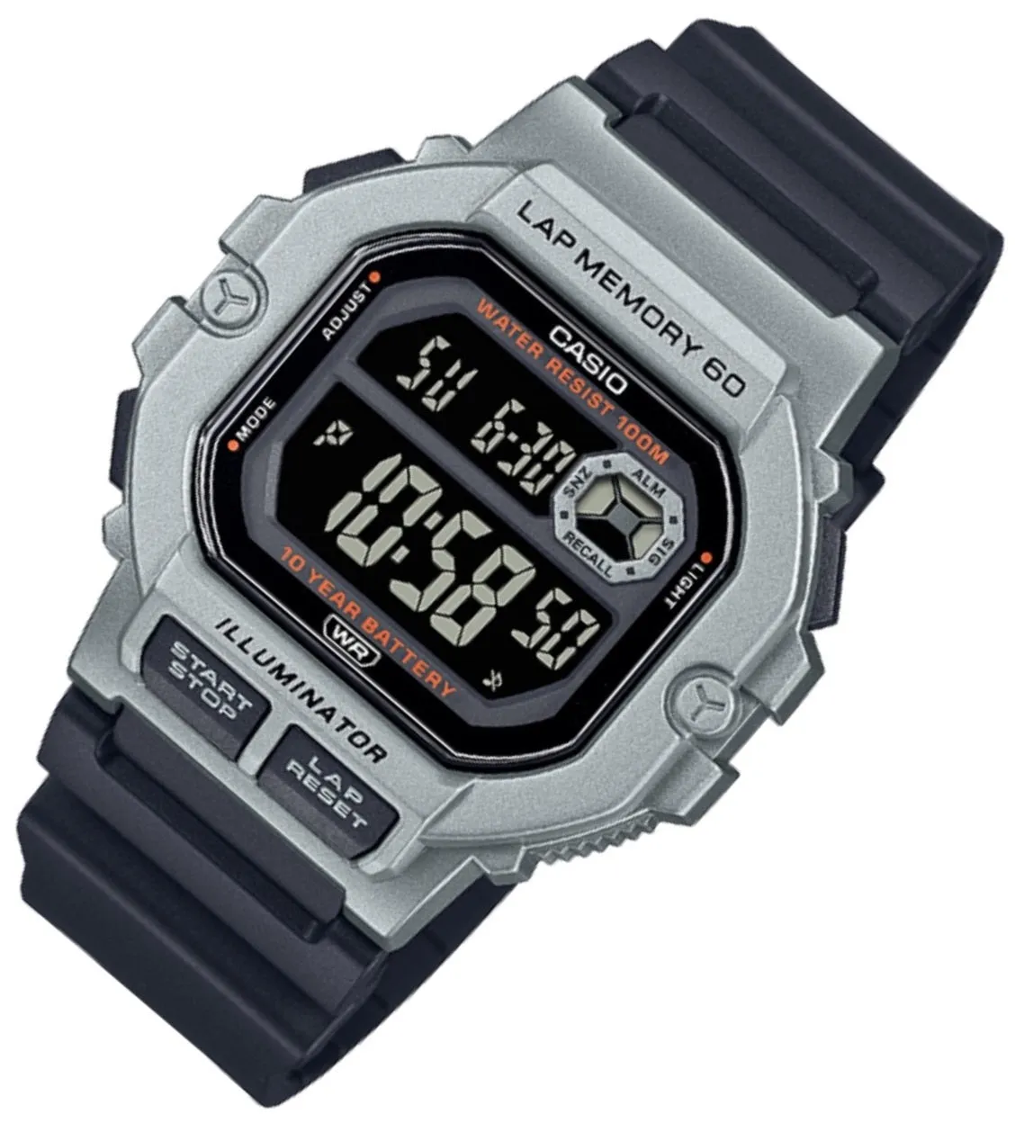 Casio WS-1400H-1B Black Resin Strap Watch for Men