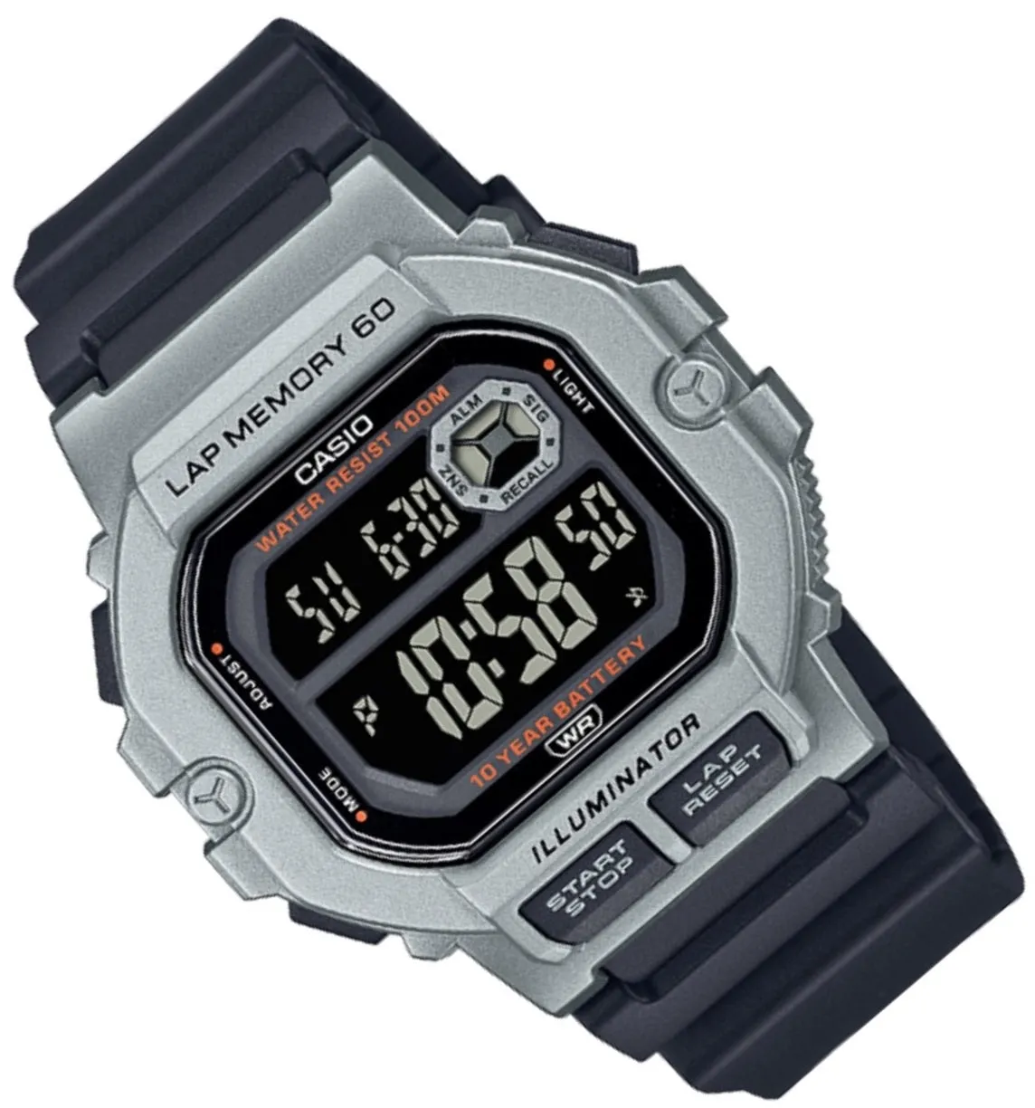 Casio WS-1400H-1B Black Resin Strap Watch for Men