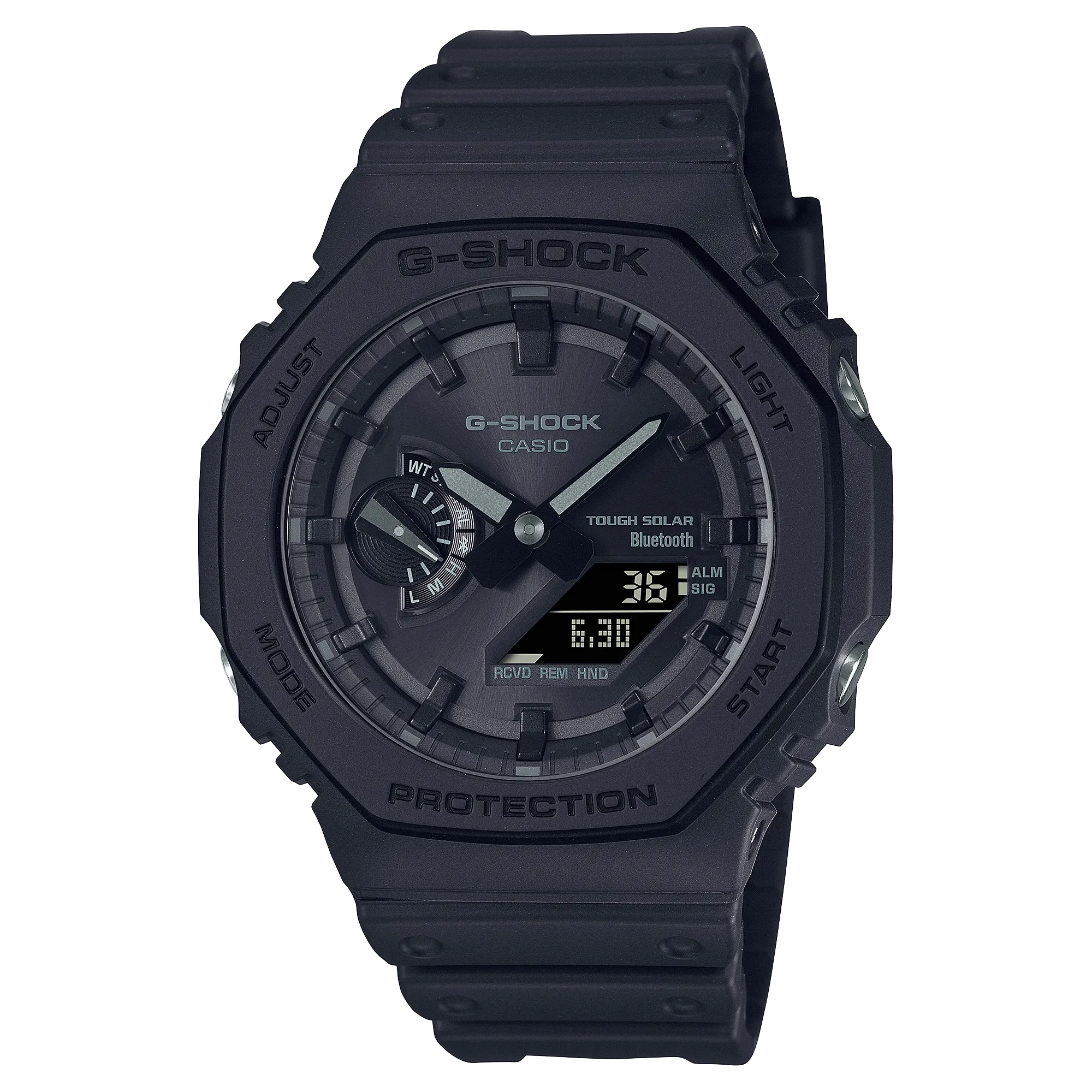 CasiOak G-Shock Men's Watch with Bluetooth and Tough Solar Power GAB2100-1A1