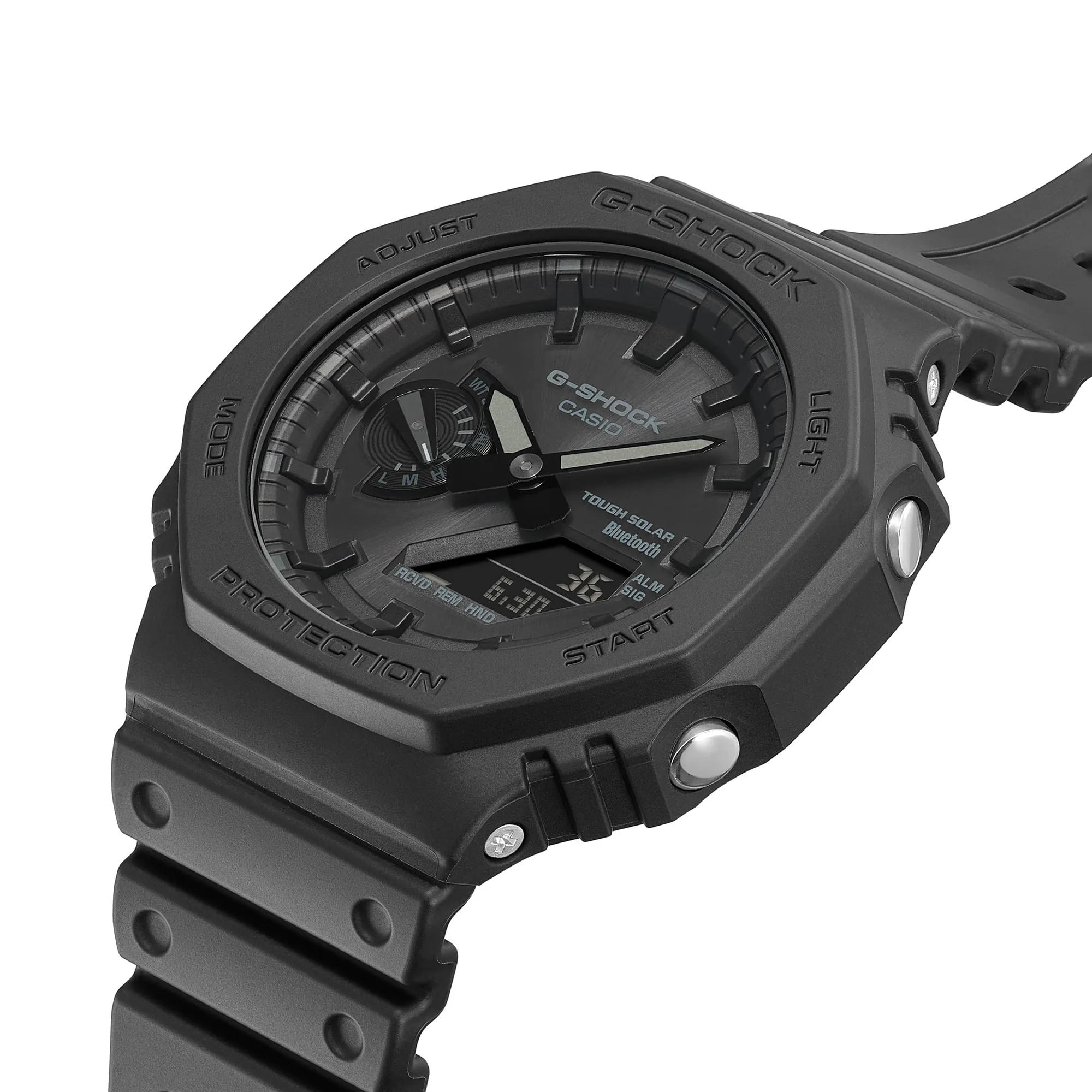 CasiOak G-Shock Men's Watch with Bluetooth and Tough Solar Power GAB2100-1A1