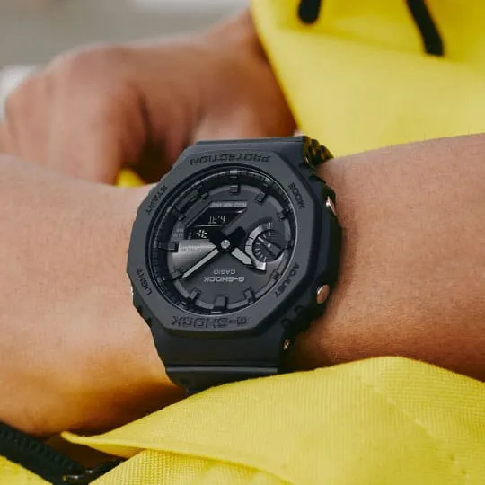 CasiOak G-Shock Men's Watch with Bluetooth and Tough Solar Power GAB2100-1A1