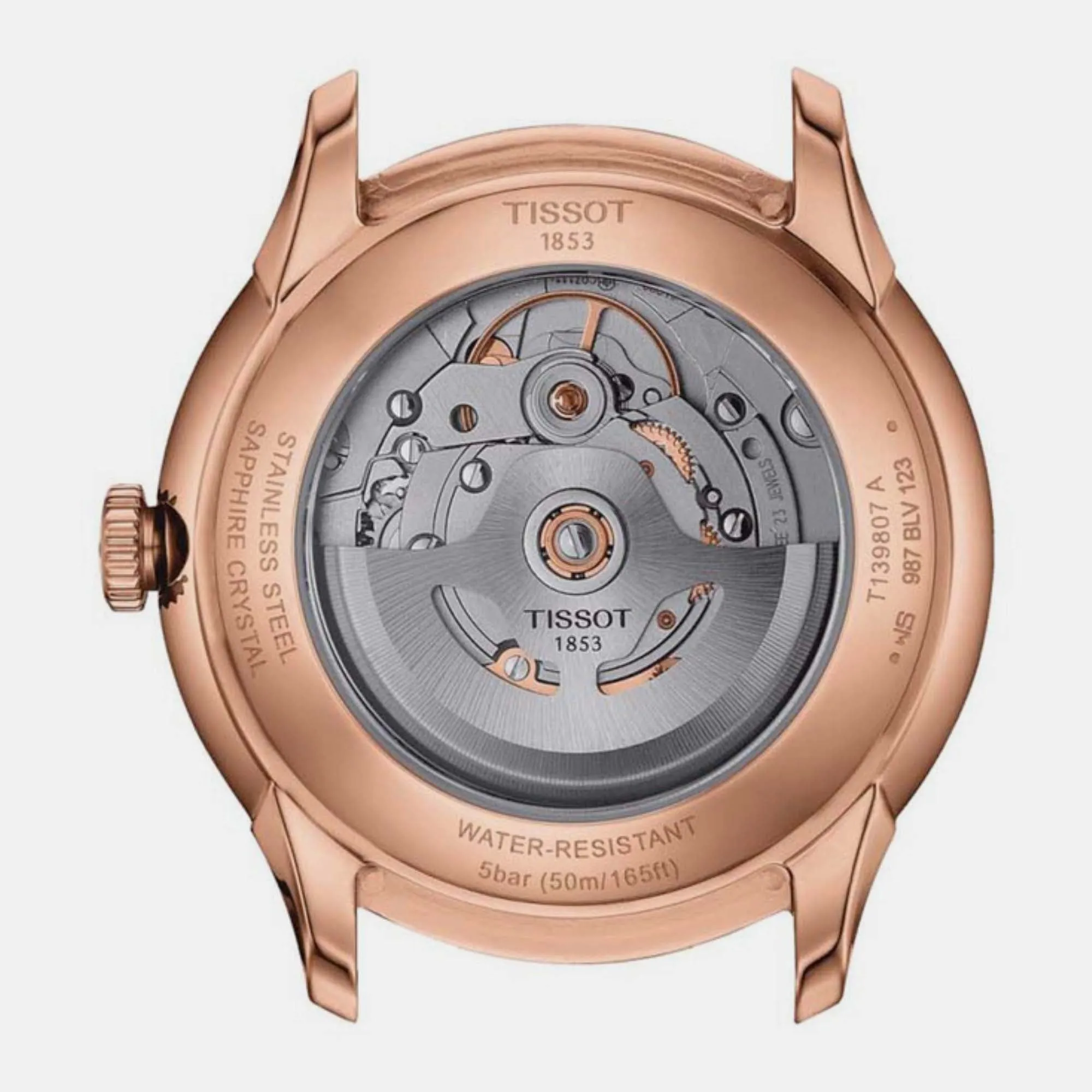 Chemin Des Tourelles Men Automatic Leather Watch T1398073603100