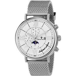 Christian Van Sant Men's Watch - Somptueuse LTD White Dial Silver Bracelet | CV1150
