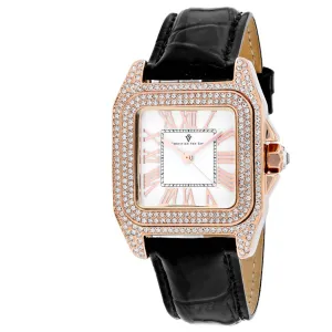 Christian Van Sant Women's Watch - Radieuse Quartz White Dial Leather Strap | CV4426