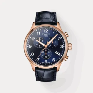 Chrono XL Men Quartz Leather Watch T1166173604200