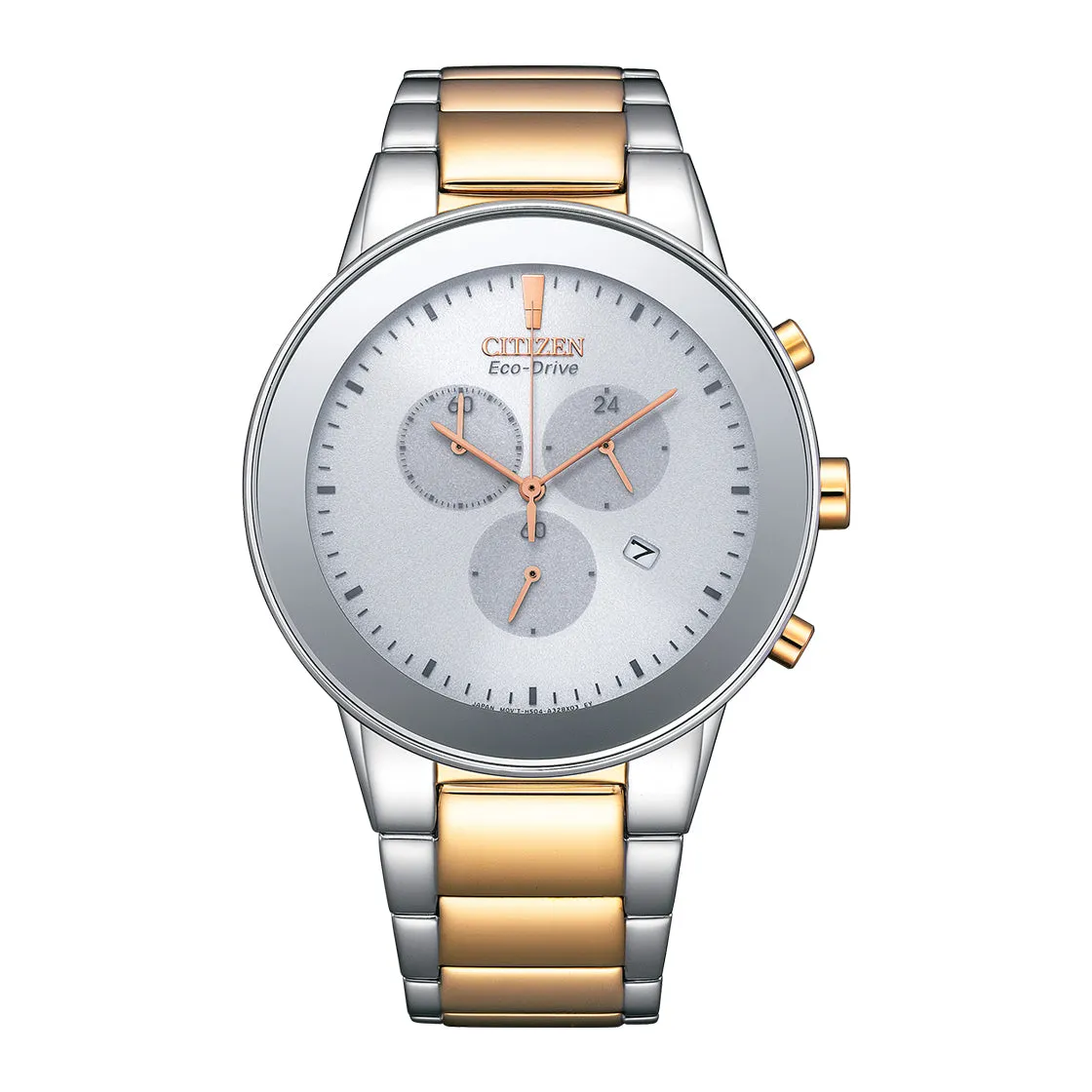 Citizen - AT2244-84A - Eco Drive Stainless Steel Watch For Men