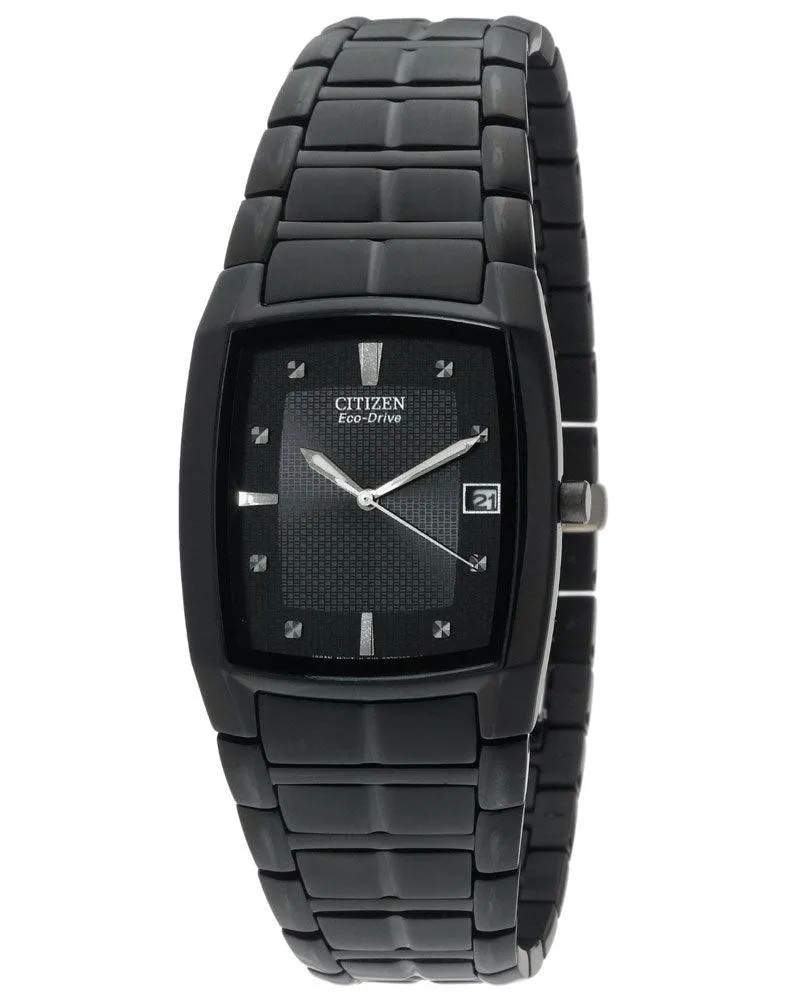Citizen BM6555-54E Men's Black Ion Plated Eco-Drive Watch