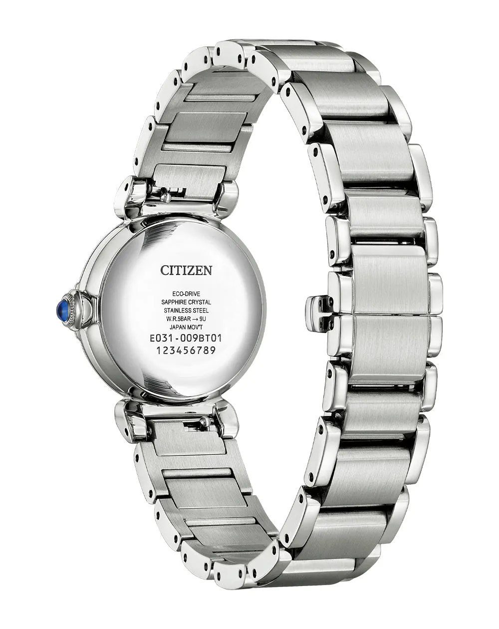 Citizen Eco-Drive Green Dial Stainless Steel Watch EM1130- 83X