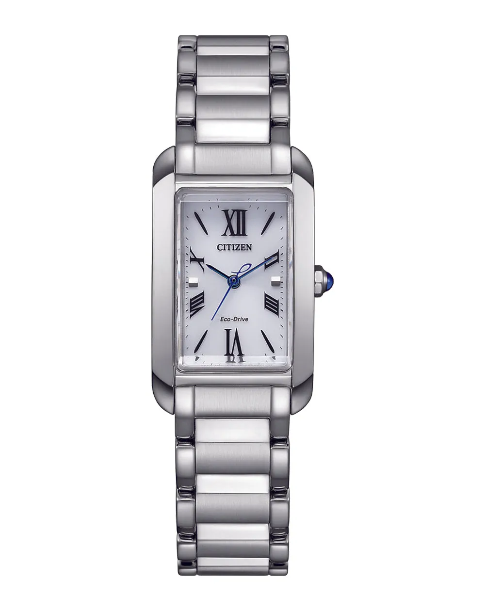 Citizen Eco-Drive L White Dial Stainless Steel Watch EW5620-55A