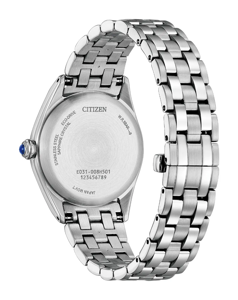 Citizen Eco-Drive Silver Stainless Steel Watch EM1140-80X