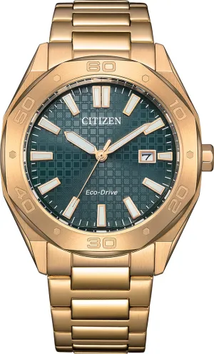 Citizen Eco Drive Sport Gold PVD Watch