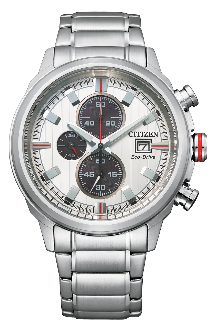 Citizen Eco-Drive Stainless Steel Silver Dial Watch CA0738-83A