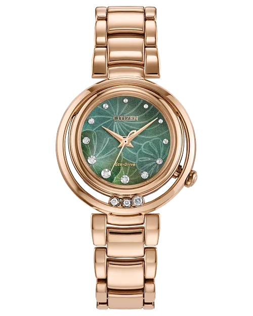 CITIZEN Ladies Eco-Drive Arcly Dress/Classic EM1113-58Y