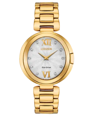CITIZEN Ladies Eco-Drive Capella Dress/Classic EX1512-53A