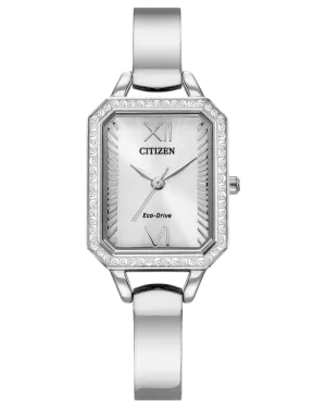 CITIZEN Ladies Eco-Drive Crystal Dress/Classic EM0980-50A