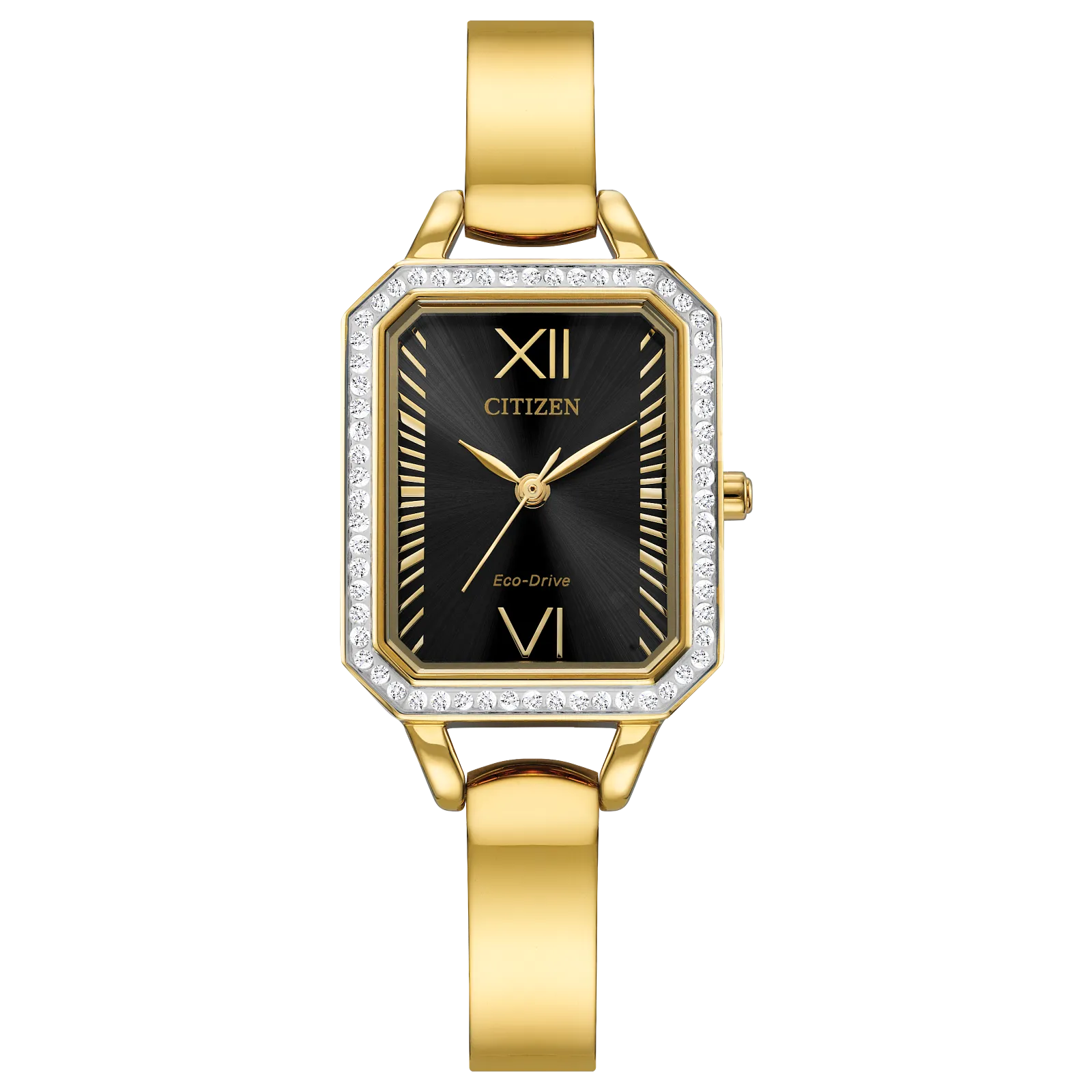 CITIZEN Ladies Eco-Drive Crystal Dress/Classic EM0982-54E