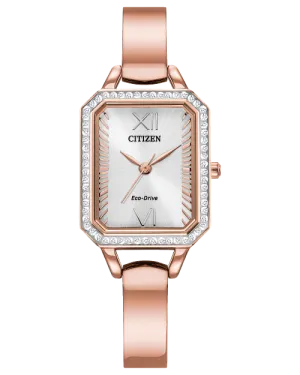 CITIZEN Ladies Eco-Drive Crystal Dress/Classic EM0983-51A