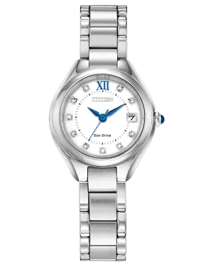 CITIZEN Ladies Eco-Drive Silhouette Crystal Dress/Classic EW2540-83A