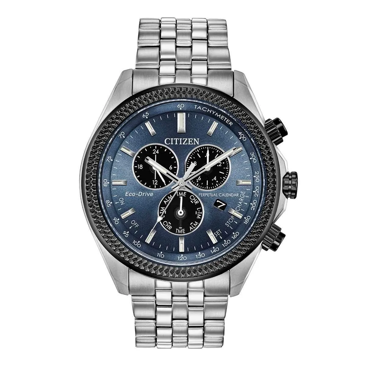 Citizen Men's Chronograph Watch - Brycen Blue & Black Dial | BL5568-54L
