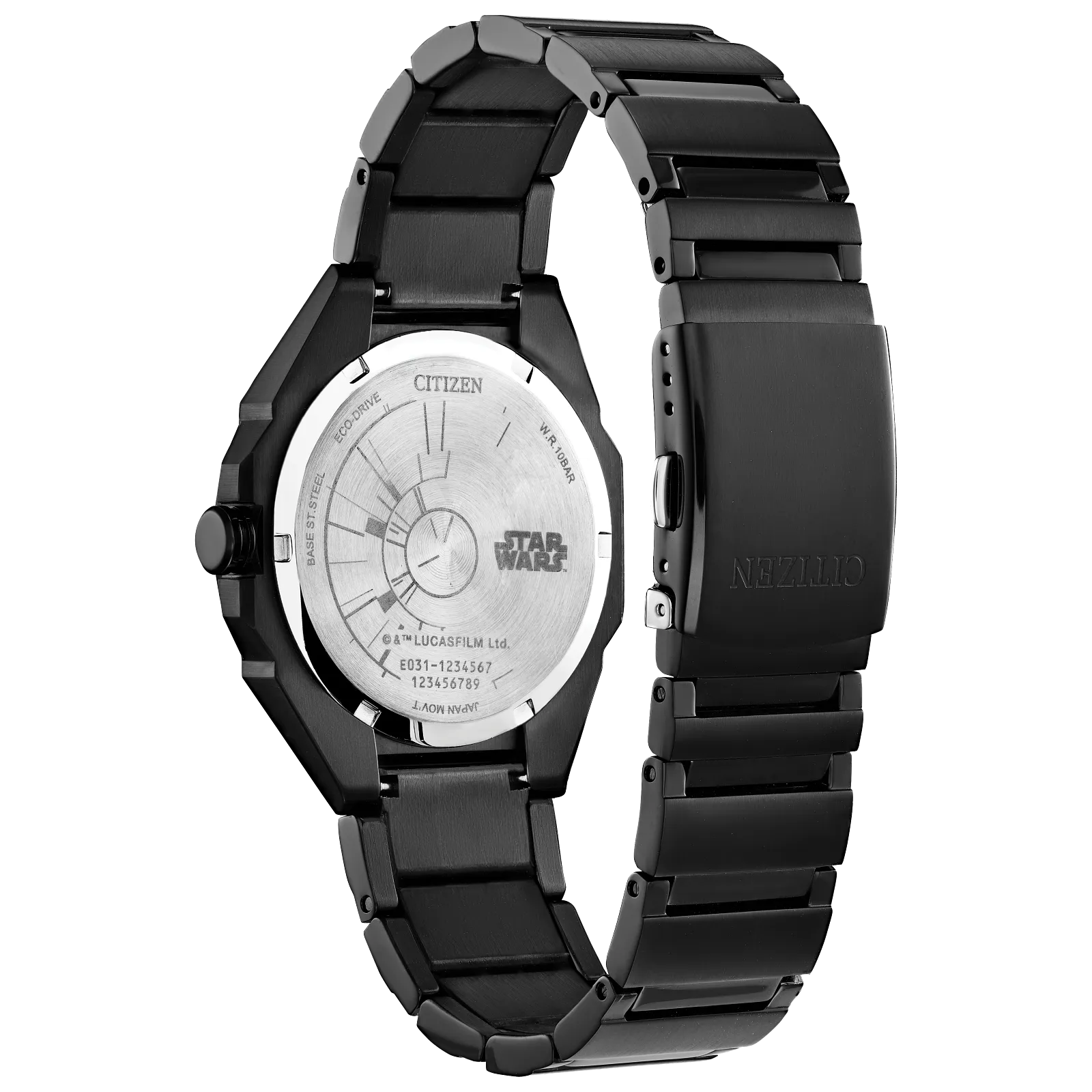 CITIZEN Mens Eco-Drive Death Star Star Wars Classic BJ6539-50W