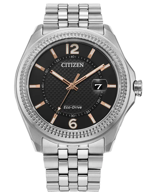 CITIZEN Mens Eco-Drive Ring Corso Dress/Classic AW1740-54H