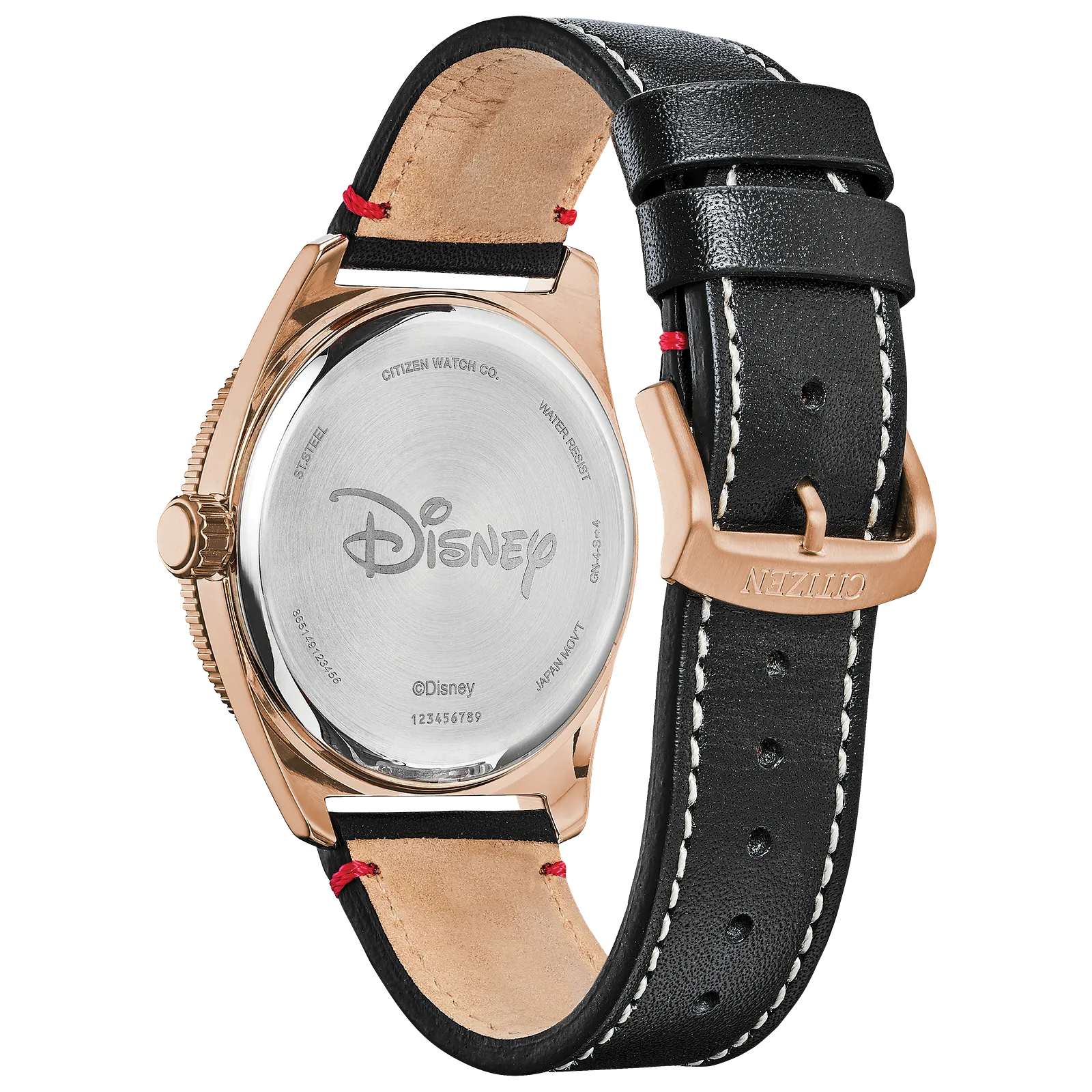 CITIZEN Mens Eco-Drive Ring Mickey Sport Disney Classic Mickey Mouse & Friends AW1596-08W