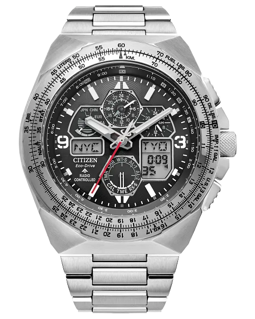 CITIZEN Mens Eco-Drive Skyhawk Promaster Air JY8120-58E