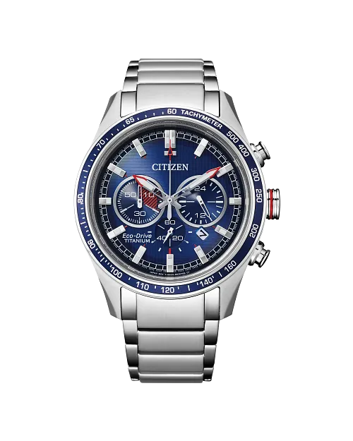 CITIZEN Mens Eco-Drive Titanium Sport Luxury CA4490-85L