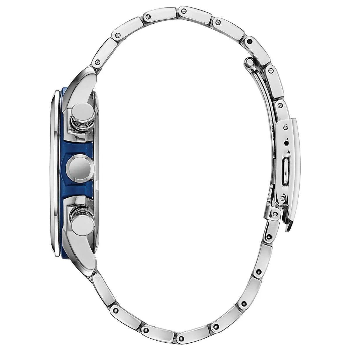 Citizen Men's Eco Drive Watch - Spider-Man Blue Dial Silver Tone Bracelet | CA0429-53W