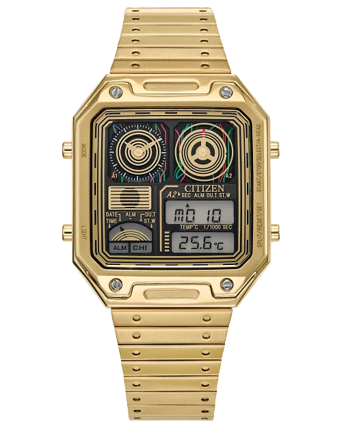 CITIZEN Mens Quartz C-3PO Star Wars Classic Characters JG2123-59E