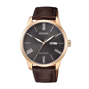 Citizen Men's Watch - Automatic Black Dial Strap Day and Date Display | NH8353-00H