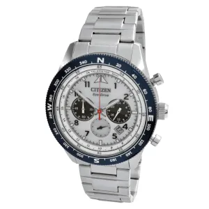 Citizen Men's Watch - Chronograph Grey Dial Stainless Steel Bracelet | CA4554-84H