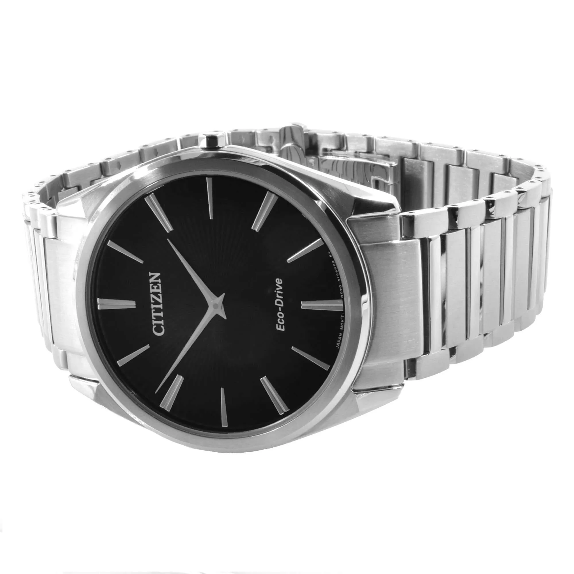 Citizen Men's Watch - Eco Drive Black Dial Stainless Steel Bracelet | AR3071-87E