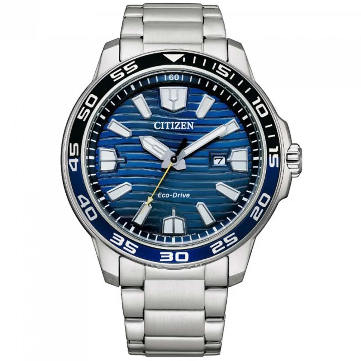 Citizen Men's Watch - Eco-Drive Power Reserve Blue Dial Silver Bracelet | AW1525-81L