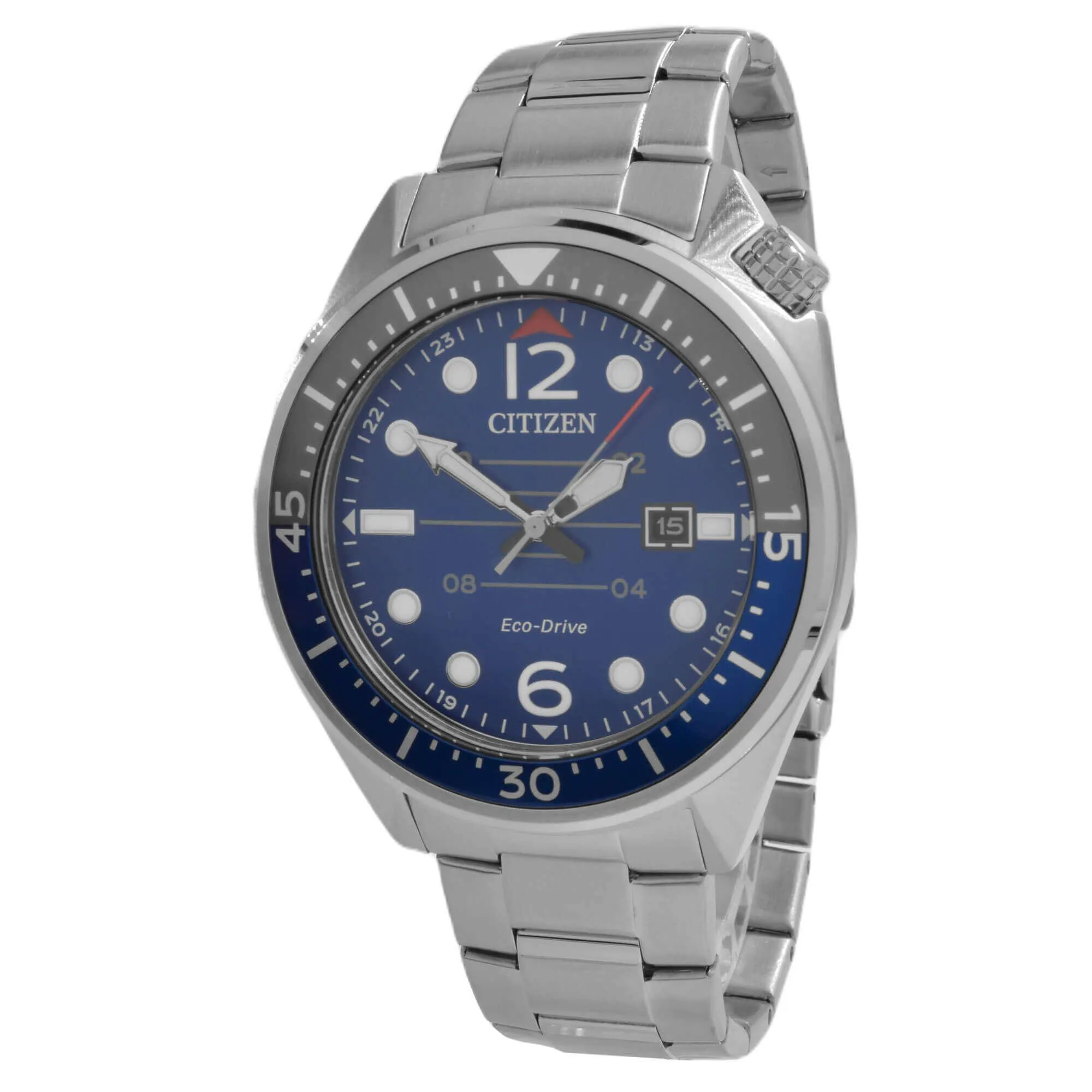 Citizen Men's Watch - Eco-Drive Power Reserve Blue Dial Steel Bracelet | AW1716-83L