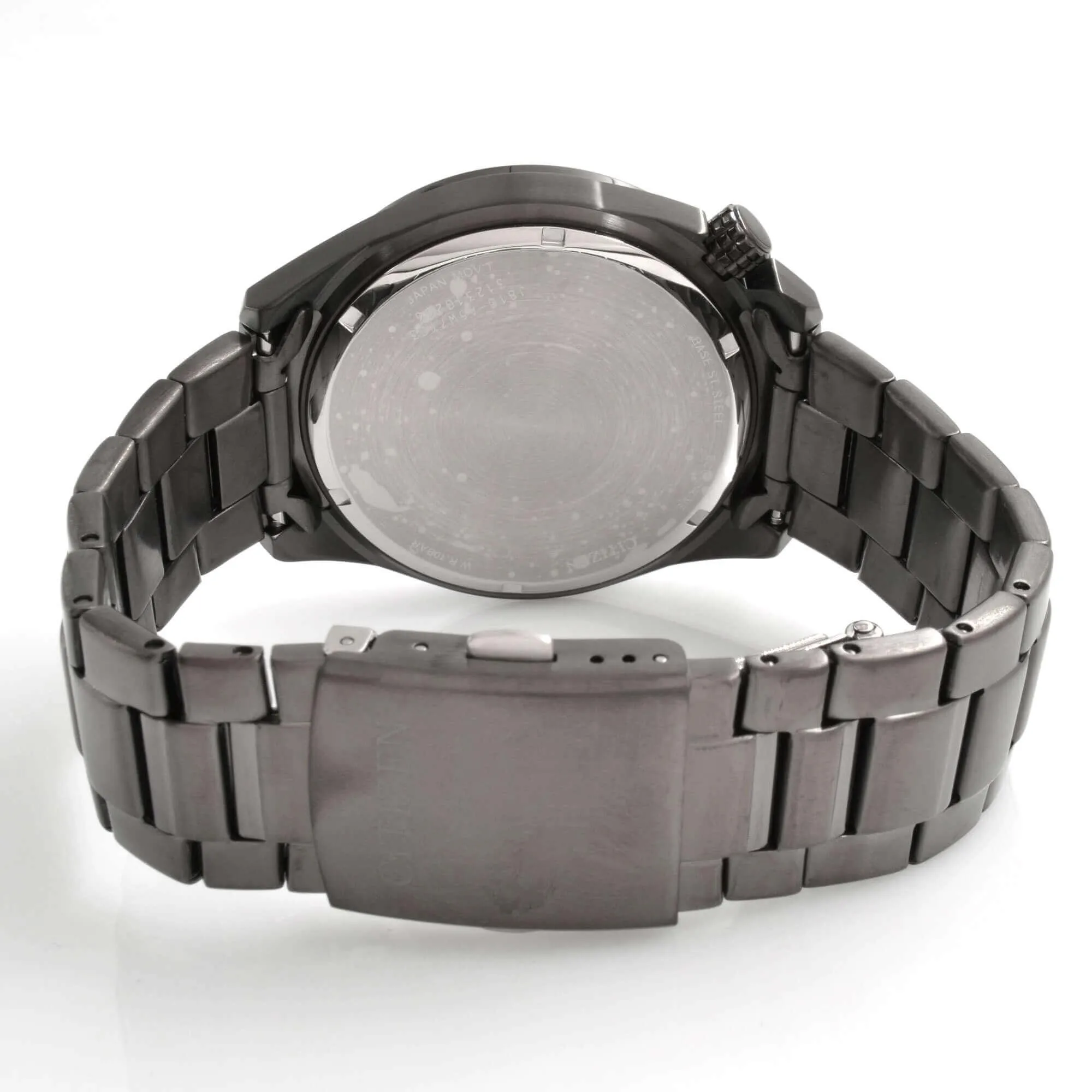 Citizen Men's Watch - Eco-Drive Power Reserve Green Dial Grey Bracelet | AW1717-81X