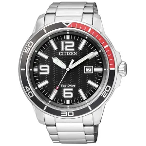 Citizen Men's Watch - Eco-Drive Power Reserve Silver Steel Bracelet | AW1520-51E