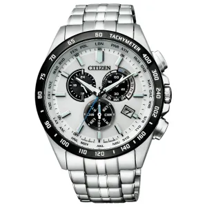 Citizen Men's Watch - Perpetual Calendar Silver Tone and Black Dial | CB5874-90A