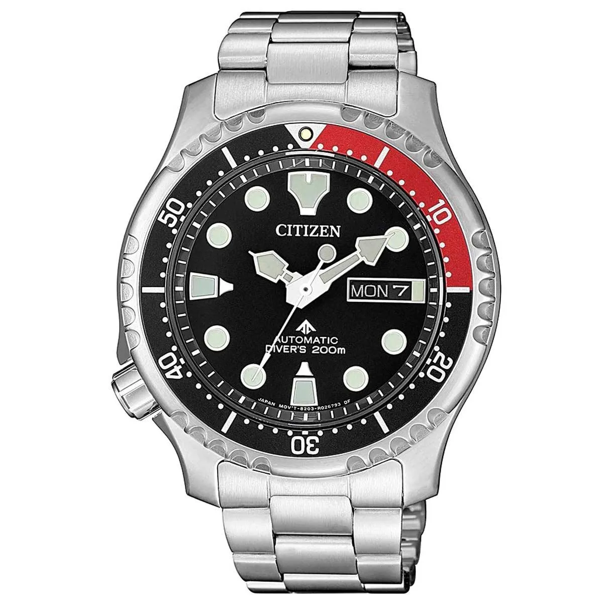 Citizen Men's Watch - Promaster Automatic Day-Date Silver Tone Bracelet | NY0085-86E