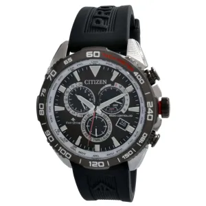 Citizen Men's Watch - Promaster Chronograph Black Polyurethane Strap | CB5036-10X