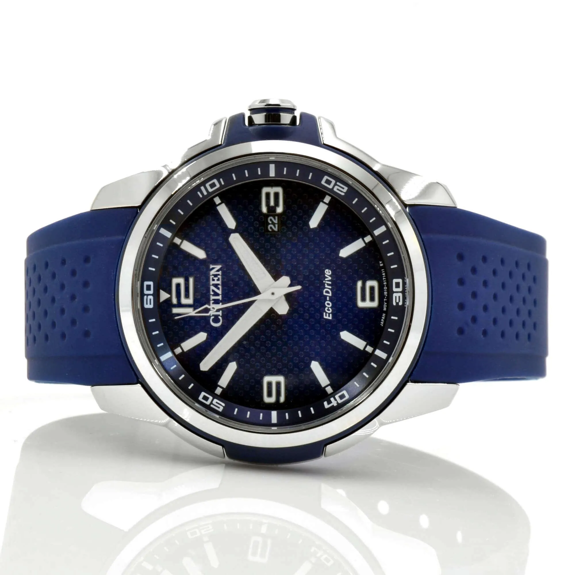 Citizen Men's Watch - Weekender Date Midnight Blue Polyurethane Strap | AW1158-05L