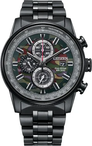 Citizen Navihawk Chronograph Eco Drive Mens Watch