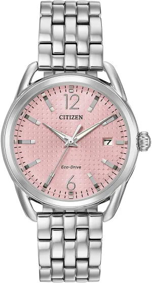 Citizen Pink Dial World Time Classic Watch FE6080-71X