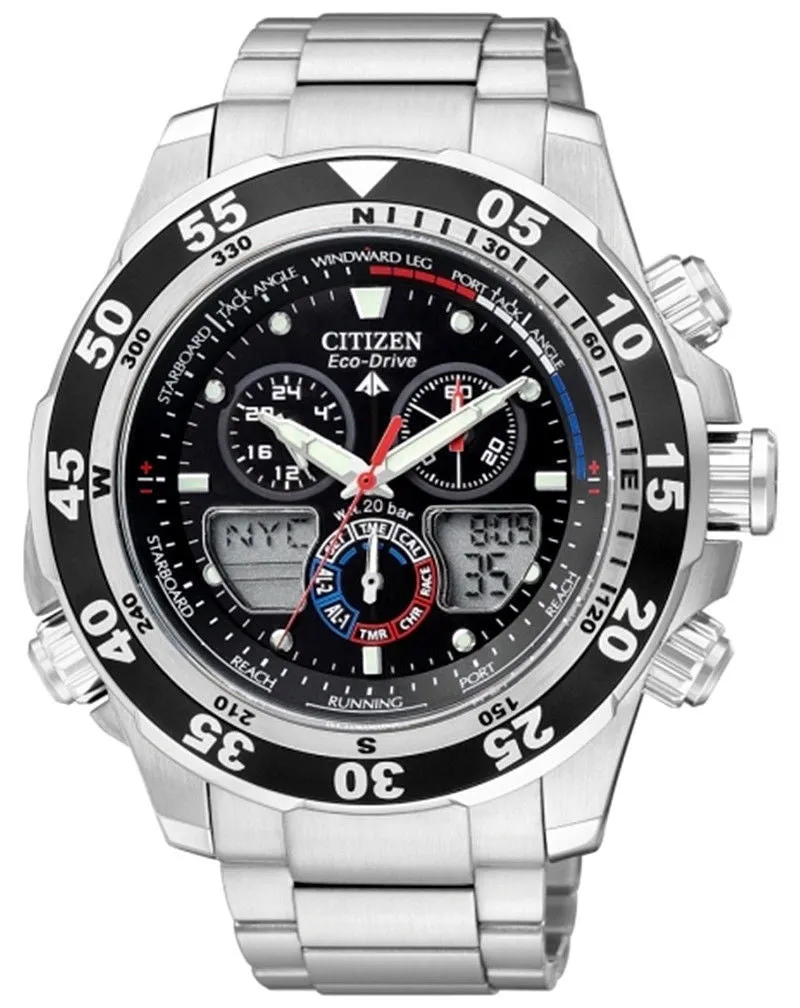 Citizen Promaster Chronograph Jr4045-57E Jr4045 World Time Mens Watch