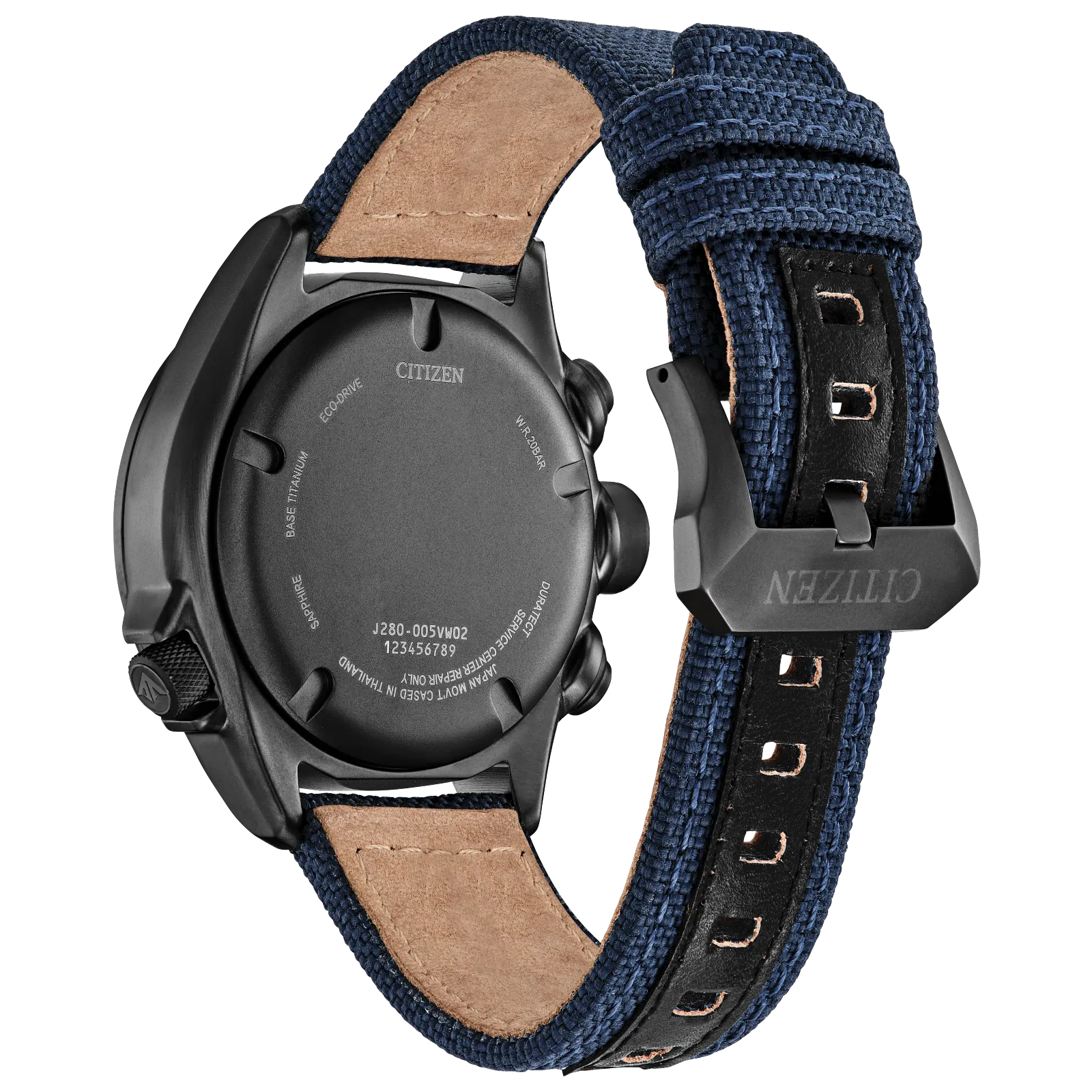 Citizen Promaster Eco-Drive Blue Fabric Strap Blue Dial Watch BN4065- 07L