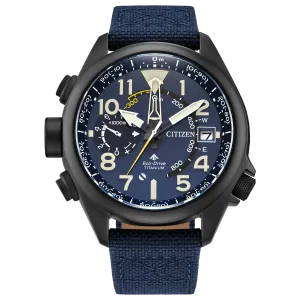 Citizen Promaster Eco-Drive Blue Fabric Strap Blue Dial Watch BN4065- 07L